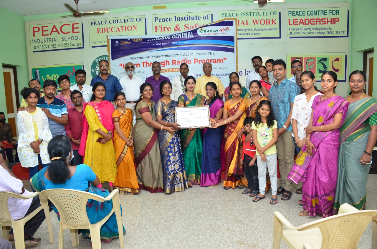 Learn through Radio Programme Award function 26.09.2021 -SriVasavi School Team